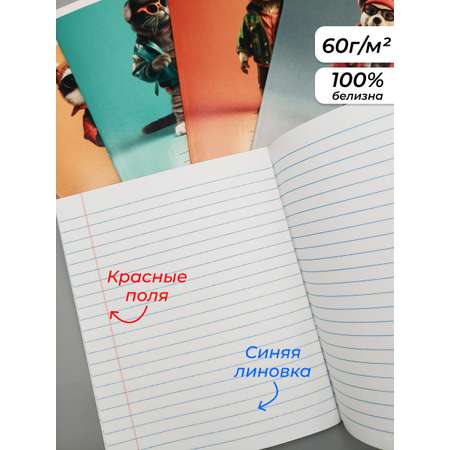 Тетрадь Listoff линейка 10 шт.