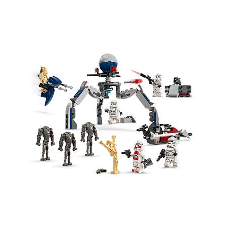 Конструктор LEGO Star Wars Clone Trooper и Battle Droid блочный