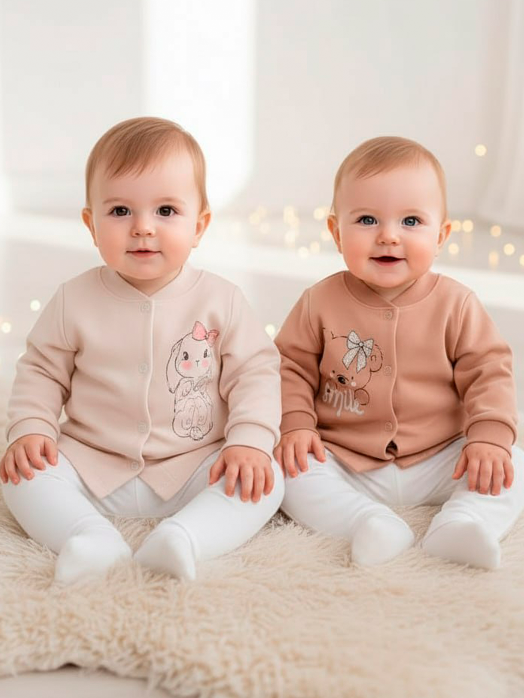 Кофточка 2 шт Совенок Дона АД1-201-50/18-21 - фото 1