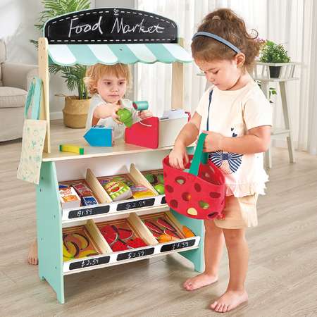 Игровой набор Hape продукты, прилавок, касса