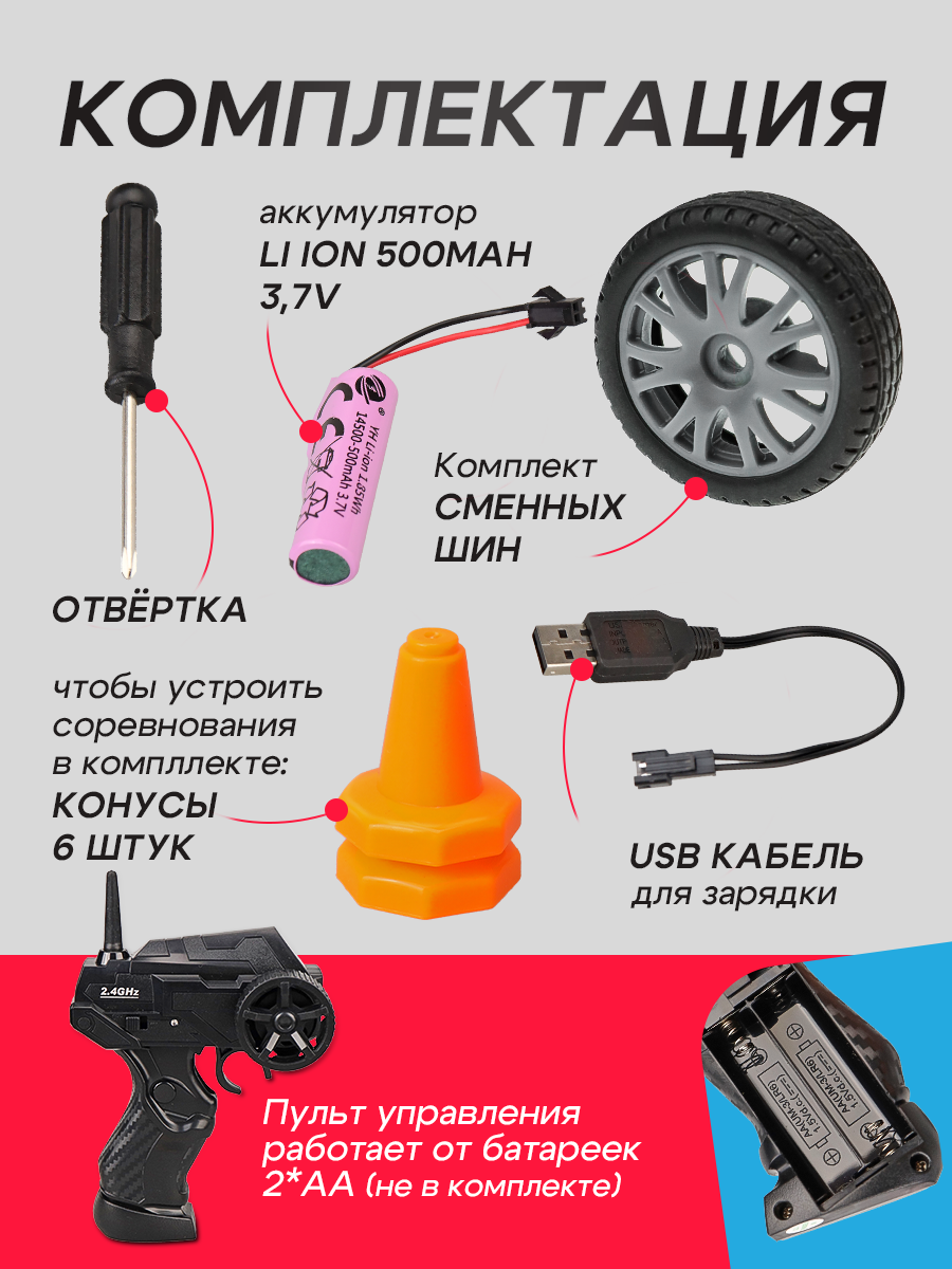 Автомобиль РУ Рыжий кот - фото 4