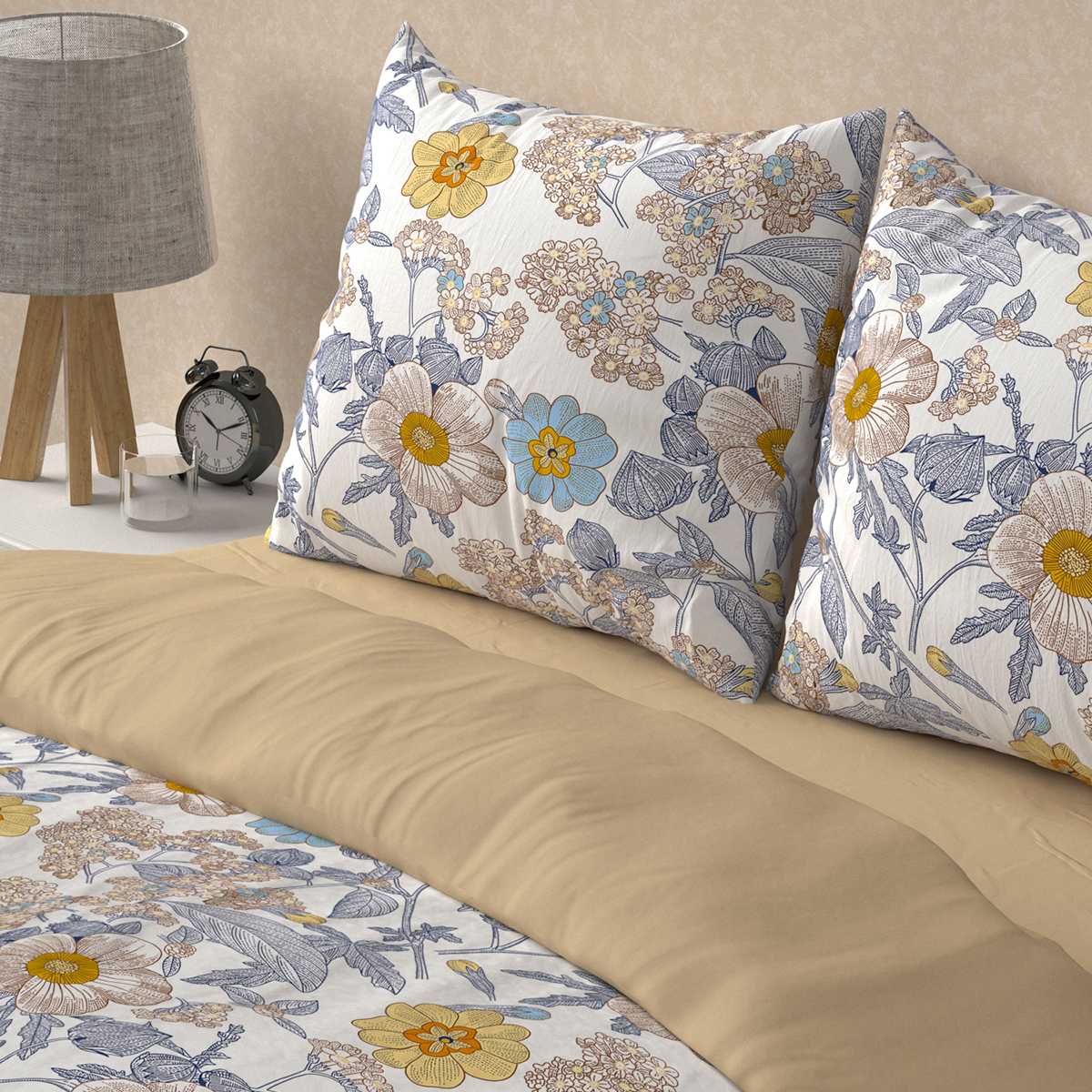 Комплект постельного белья BRAVO Флорес двуспальный 4 предм. - фото 14