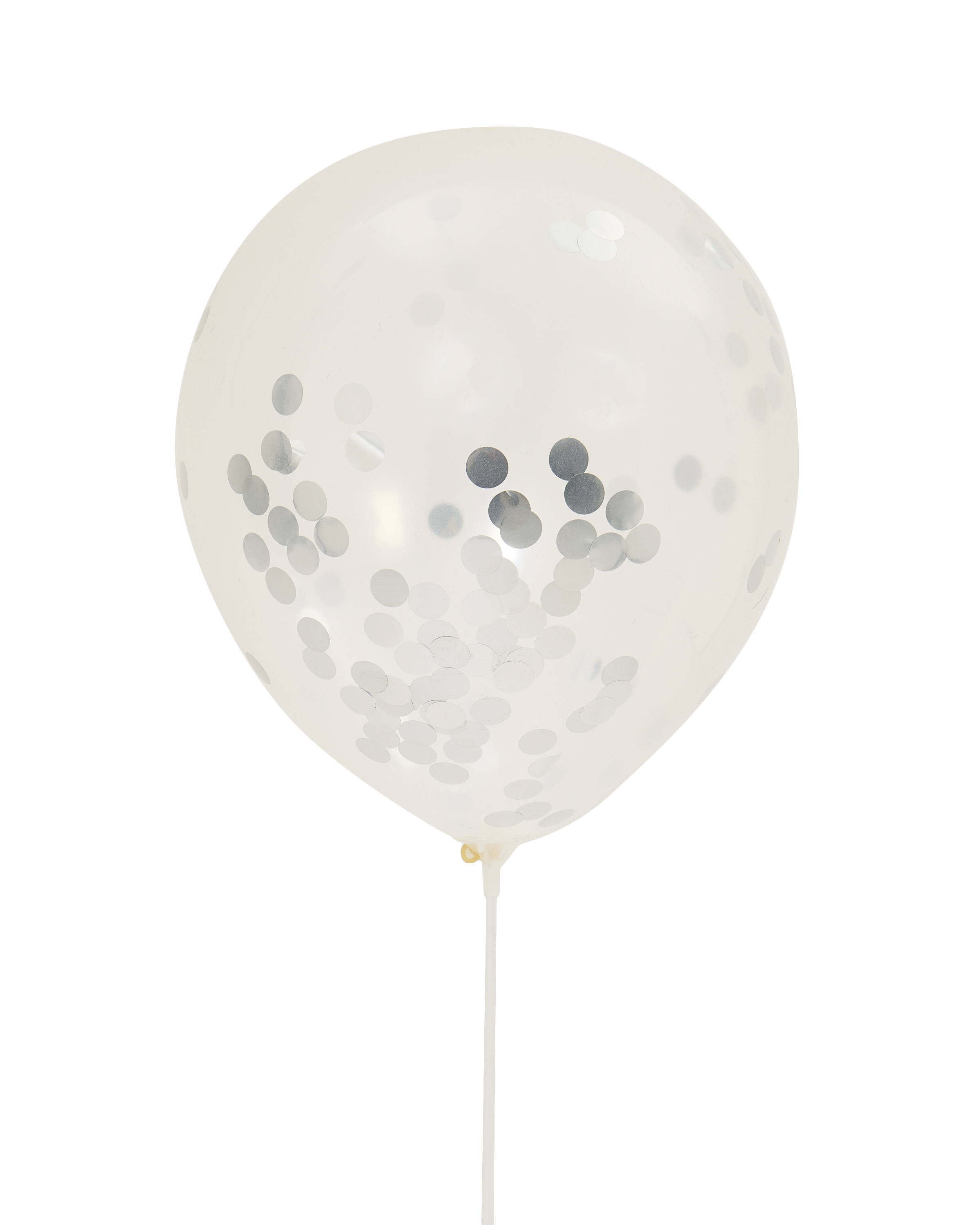 Набор воздушных шаров Yotoy 9шт серебро - фото 4