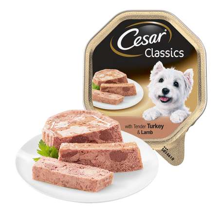 Корм для собак Cesar 150г паштет из индейки и ягненка
