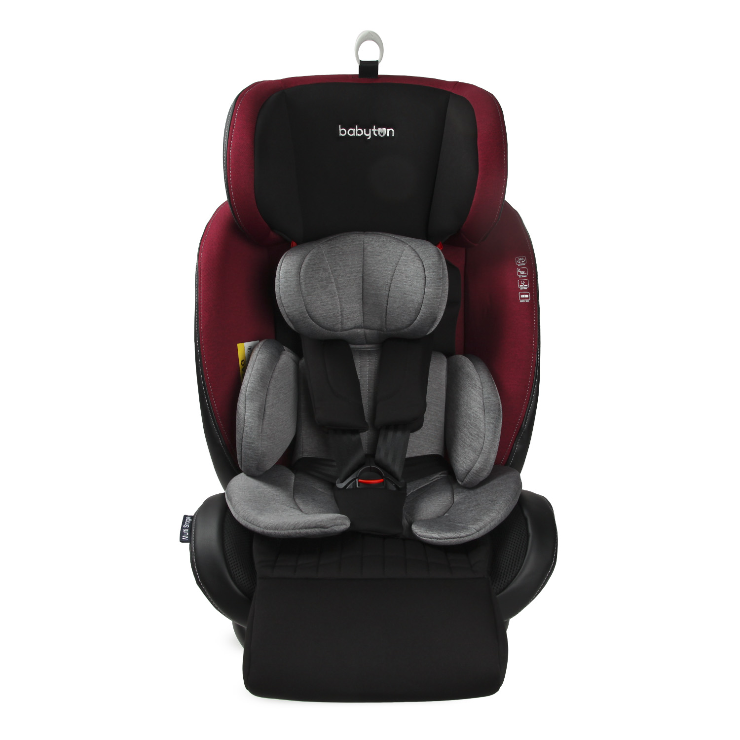 Автокресло Babyton Multi-Stage Black-Red Isofix 0+/1/2/3 (0-36 кг) - фото 10