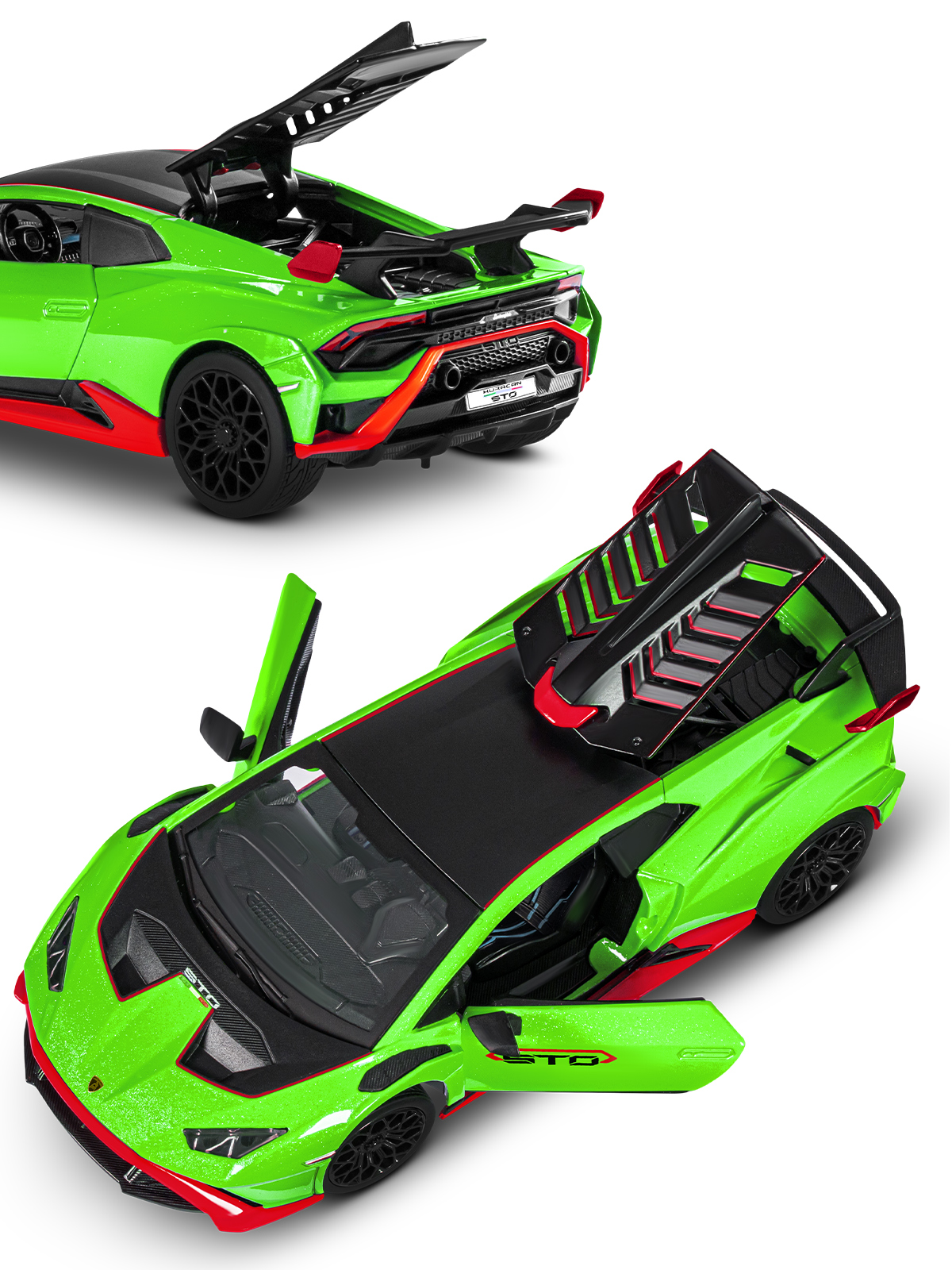 Автомобиль АВТОпанорама Lamborghini Huracan STO 1:24 JB1251760 - фото 29