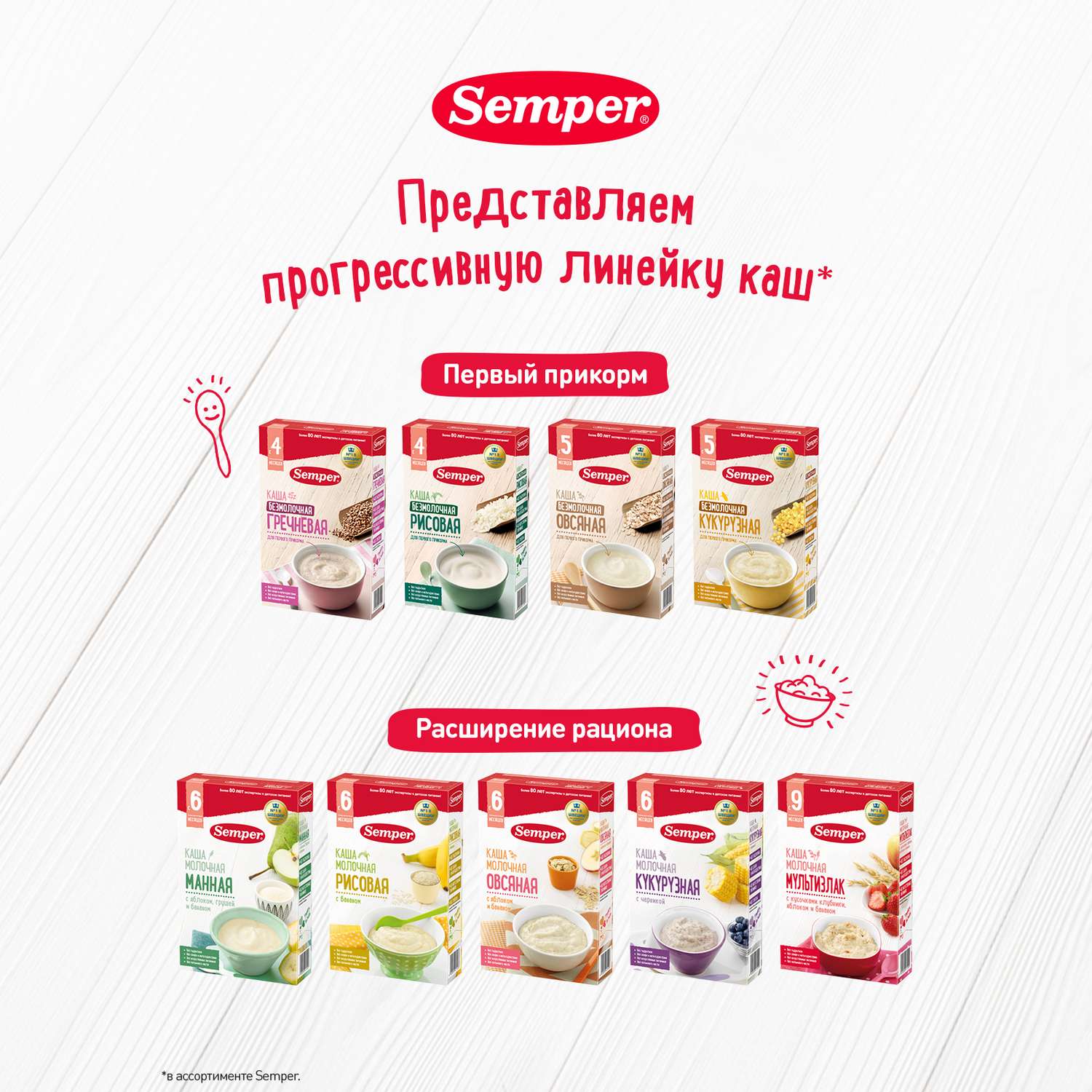 Каша молочная Semper мультизлаковая-клубника-яблоко-банан 180г с 9месяцев - фото 9