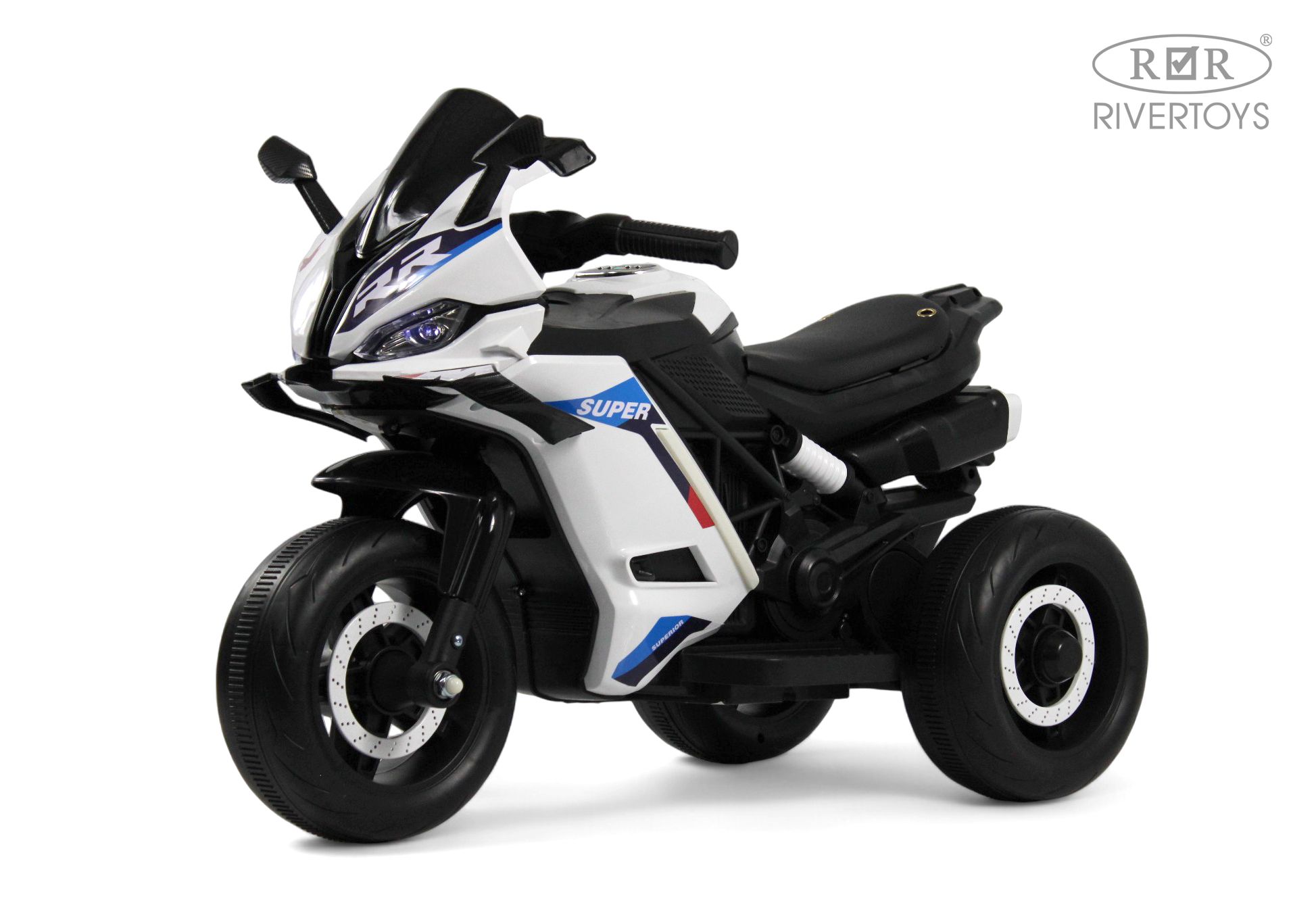 Электромобиль RIVERTOYS K002PX-A-WHITE - фото 16