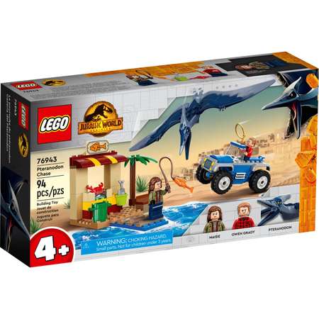 Конструктор LEGO Jurassic World Погоня за Птеранодоном блочный