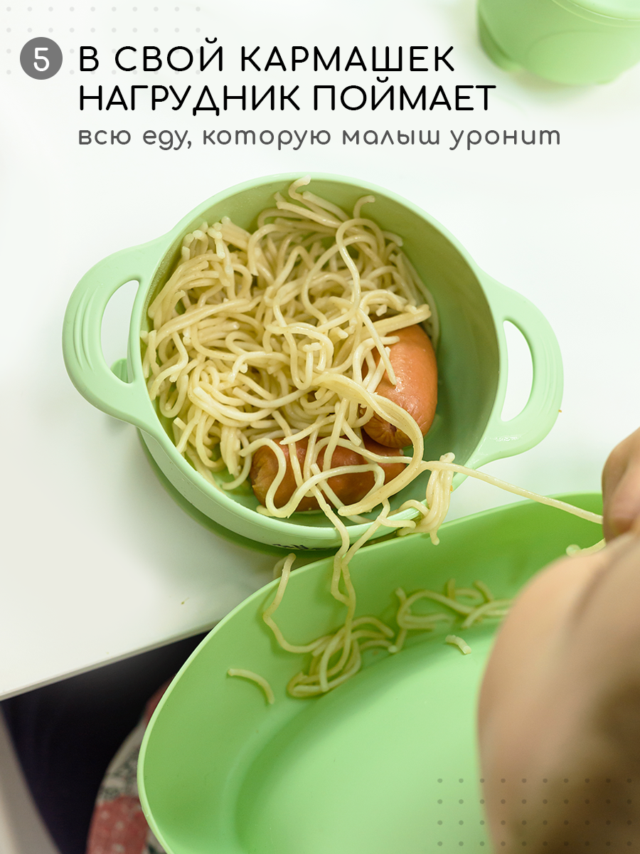 Нагрудник Miyoumi силикон - фото 6