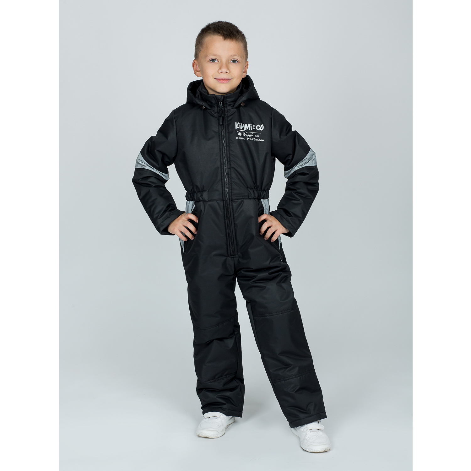 Комбинезон KiMMi co К-150830-041 черный - фото 1