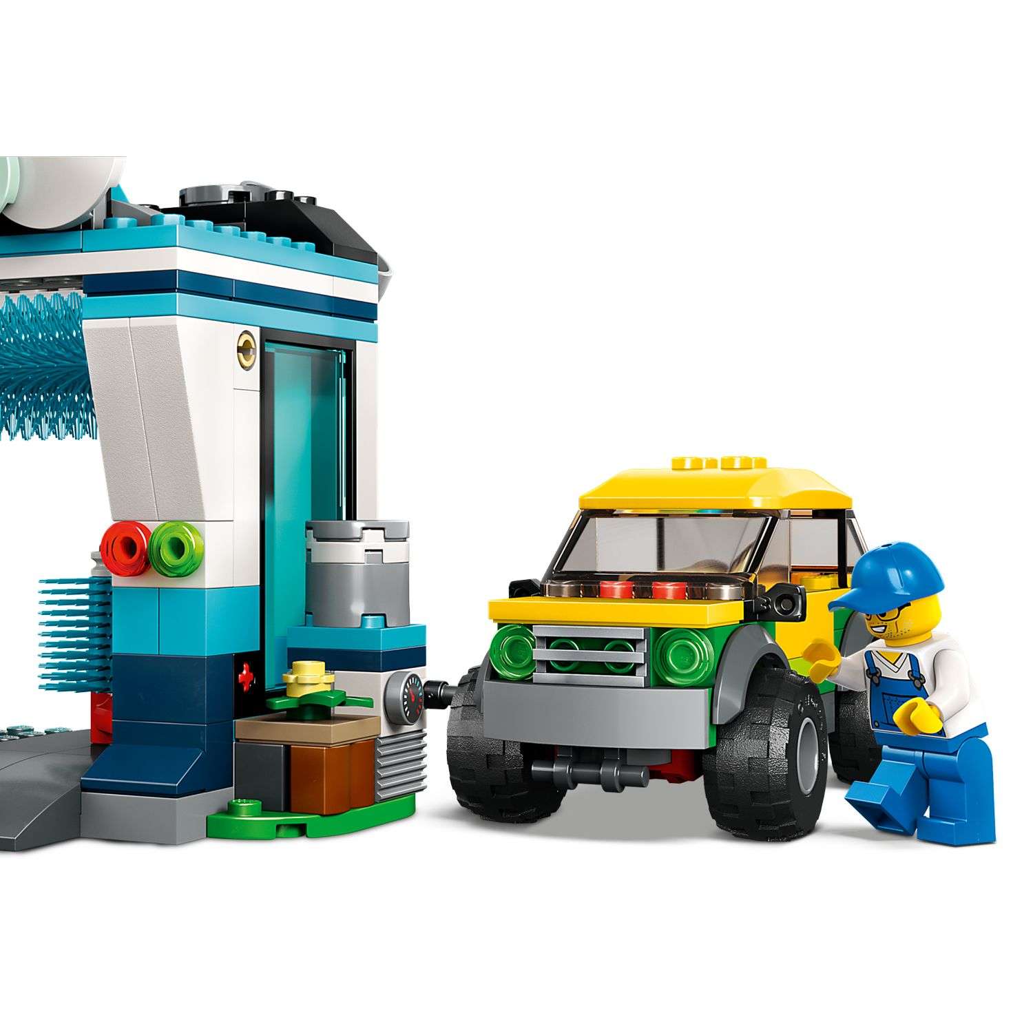 Конструктор LEGO City Автомойка блочный - фото 4