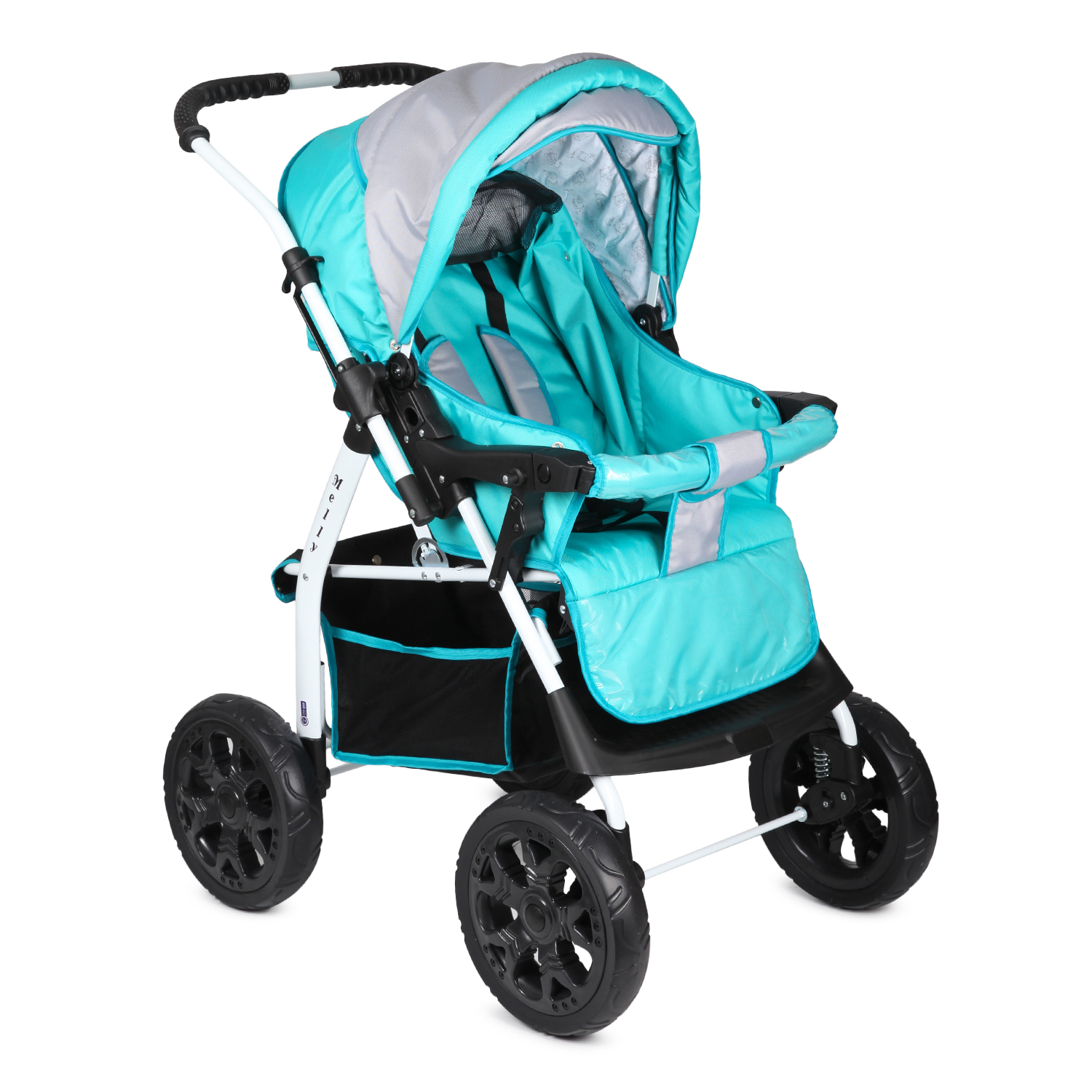 Коляска трансформер Babyton Blue голубой - фото 7