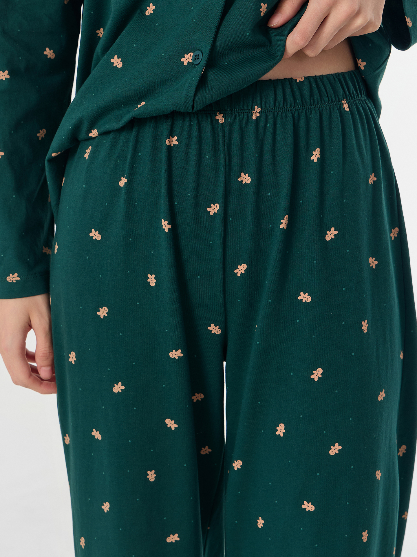 Пижама Mark Formelle (Марк Формэль) 592633/печеньки на т.зеленом - фото 6
