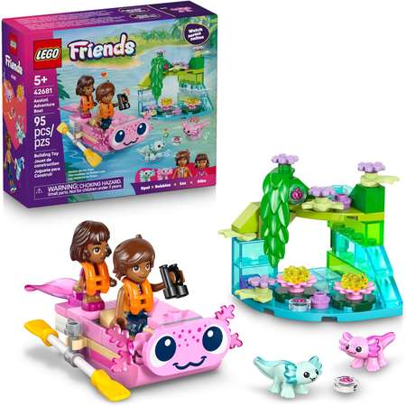 Конструктор LEGO Friends Приключения на лодке Аксолотль 95 дет.