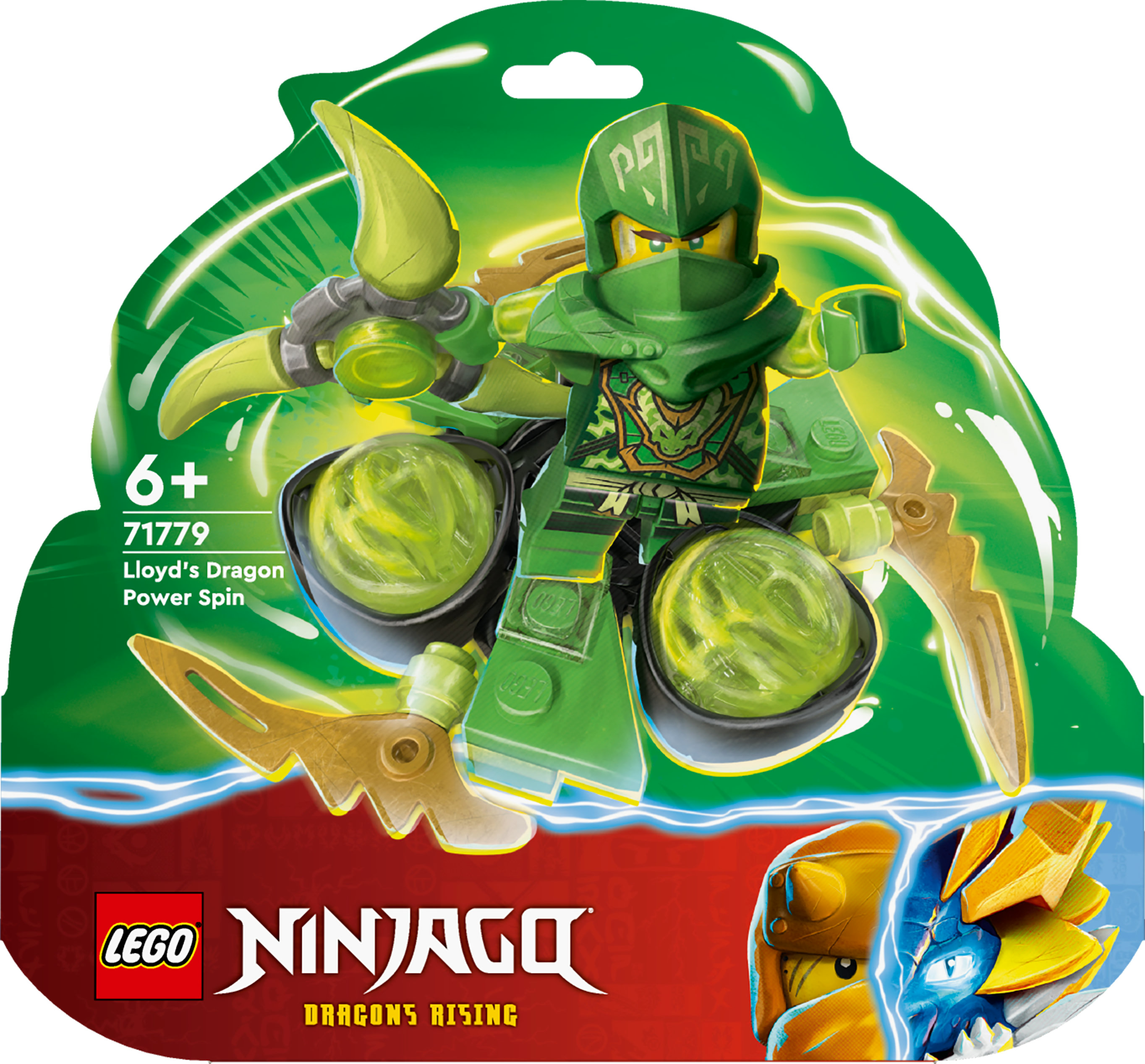 Конструктор LEGO NINJAGO Сила дракона Ллойда: Торнадо блочный - фото 1