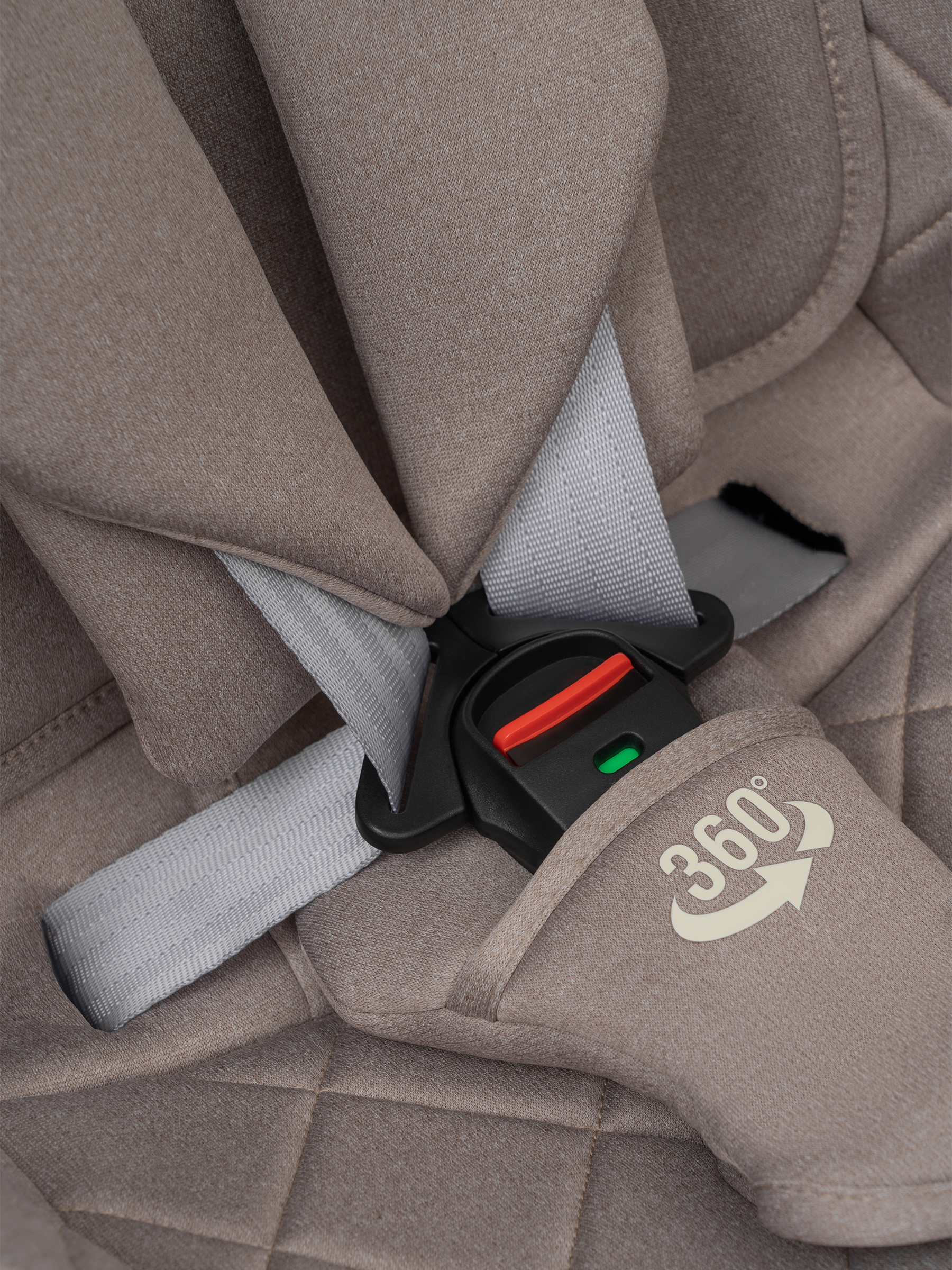 Автокресло Indigo Tourneo S бежевый Isofix 0+/1/2/3 (0-36 кг) - фото 26