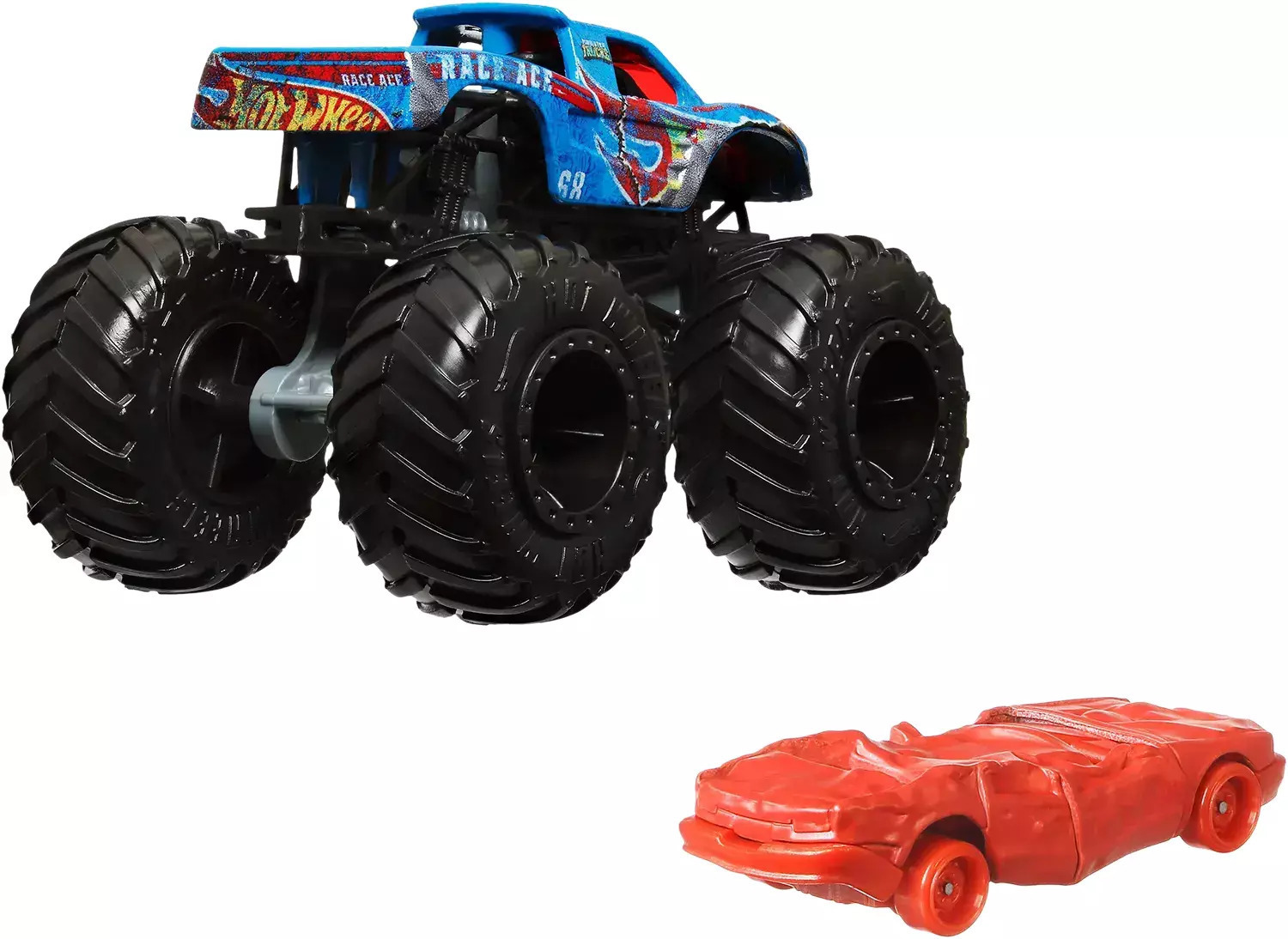 Монстр-трак Hot Wheels Race Ace 1:64 GRH81 - фото 2