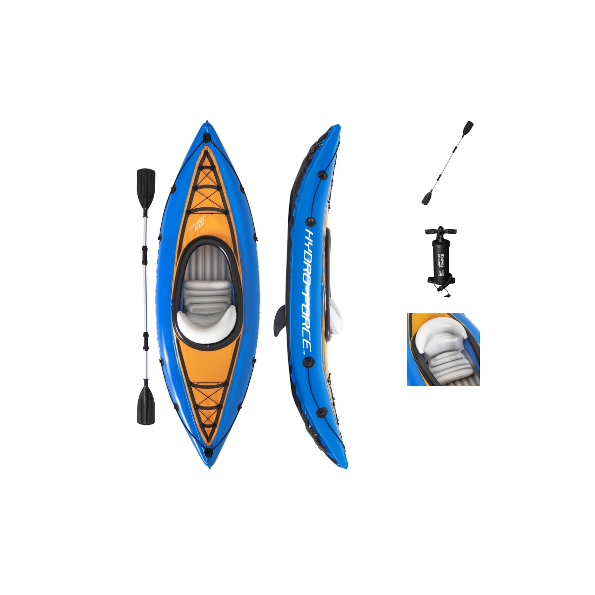 Надувная лодка BESTWAY 65115 Cove Champion 275x81см - фото 6