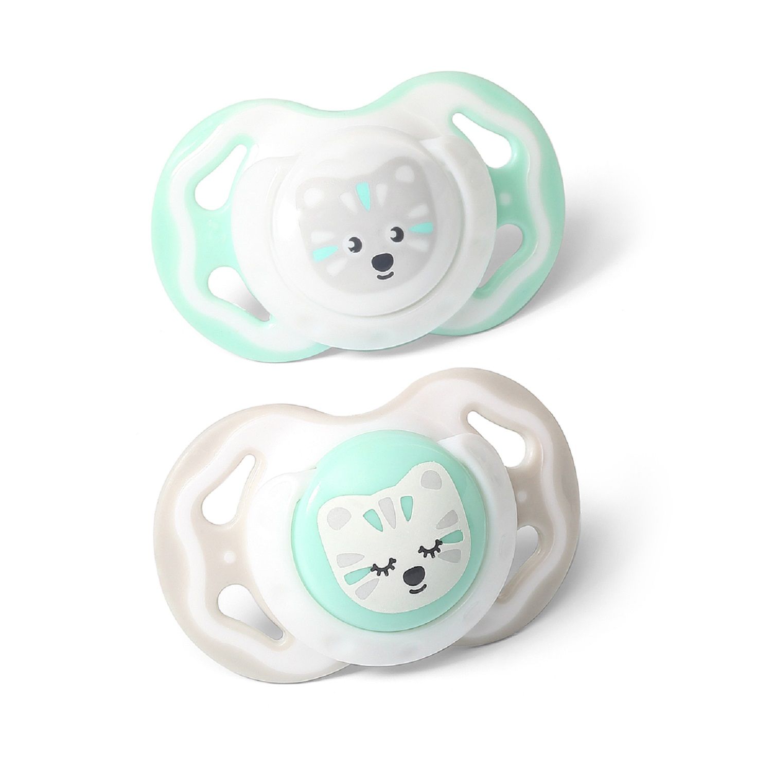 Пустышка Babyono ортодонтическая от 3 мес. 2 шт. - фото 1