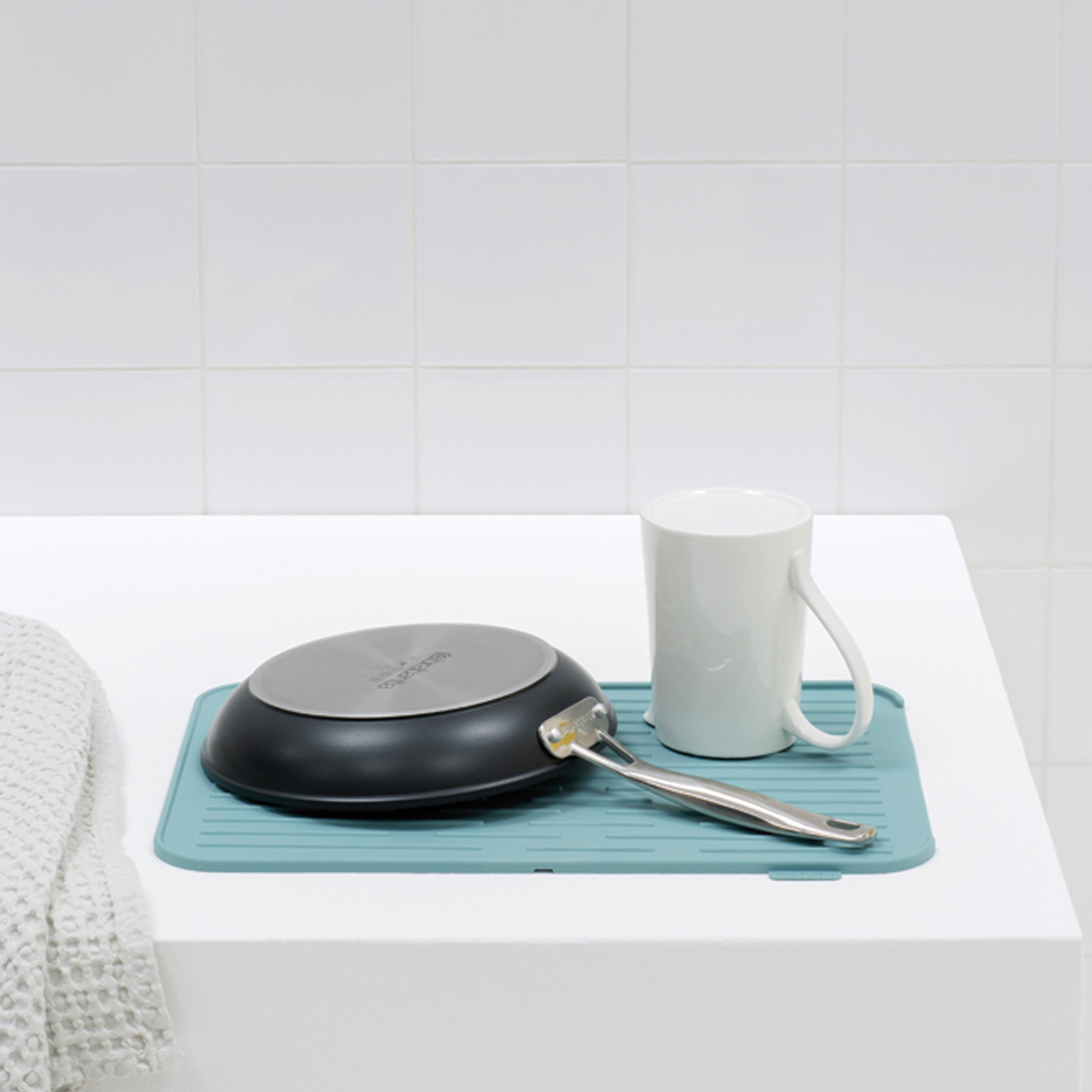Коврик для сушки посуды Brabantia Sink Side силиконовый - фото 7