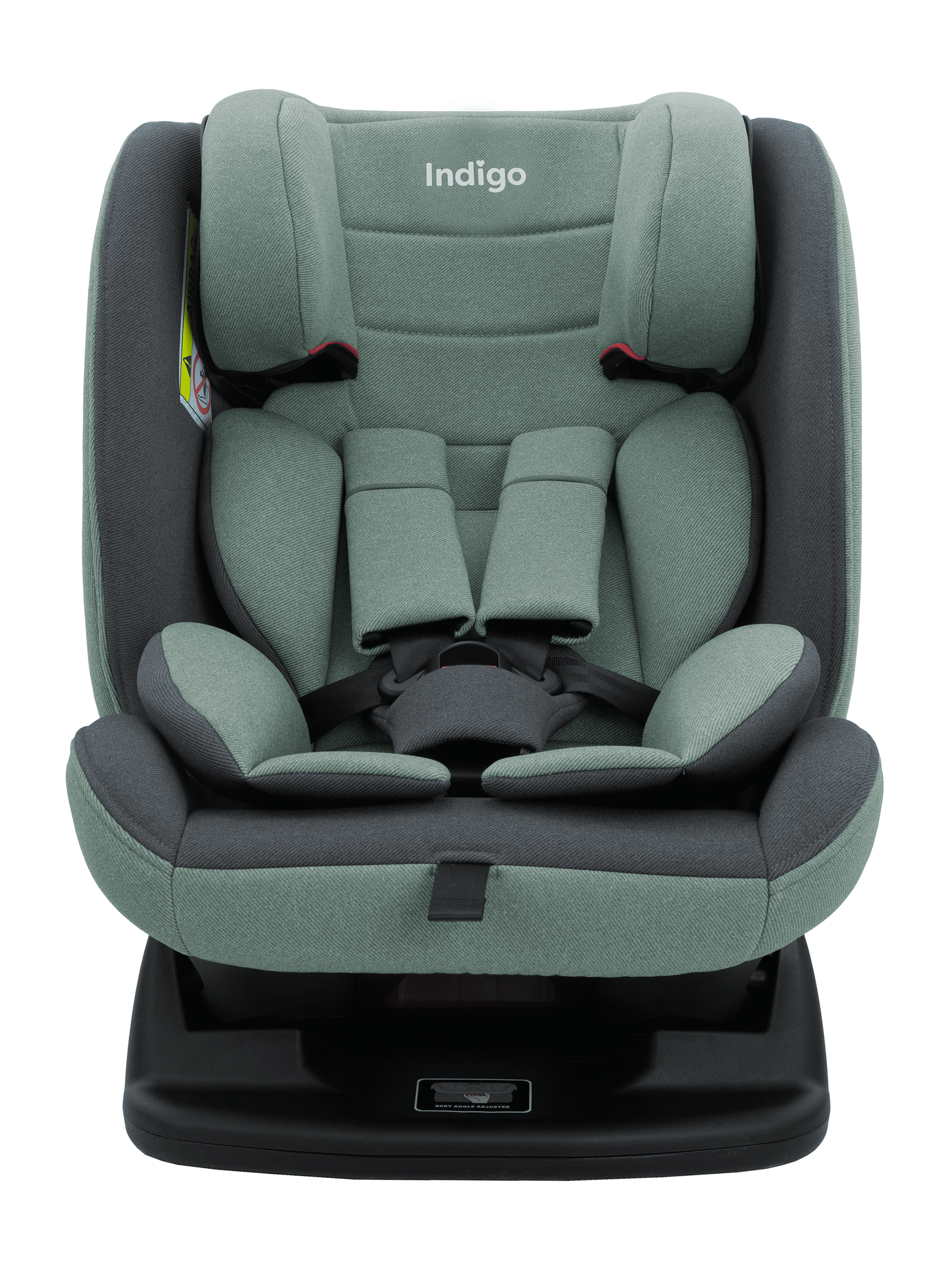 Автокресло Indigo Reflex зеленый-серый 0+/1/2/3 (0-36 кг) - фото 14