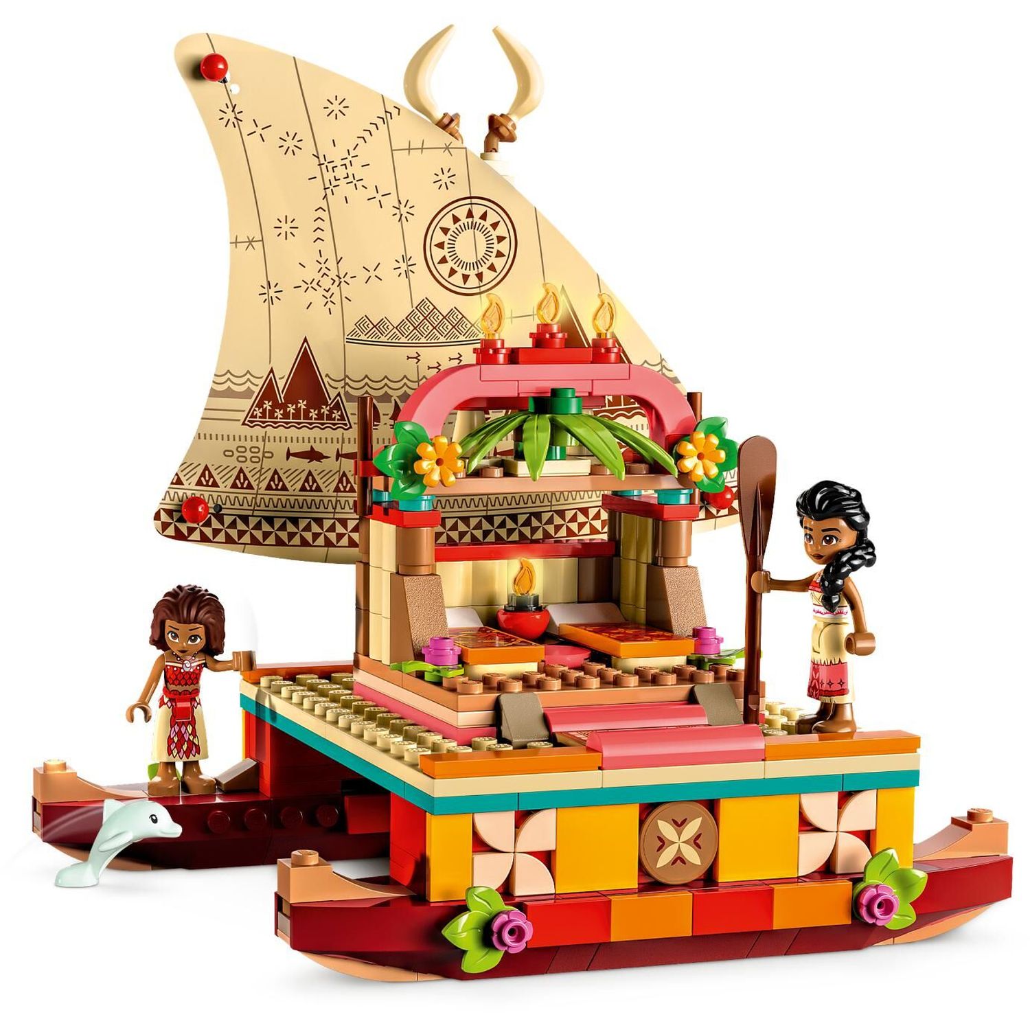 Конструктор LEGO Disney Princess Путеводная лодка Моаны 321 дет. - фото 3
