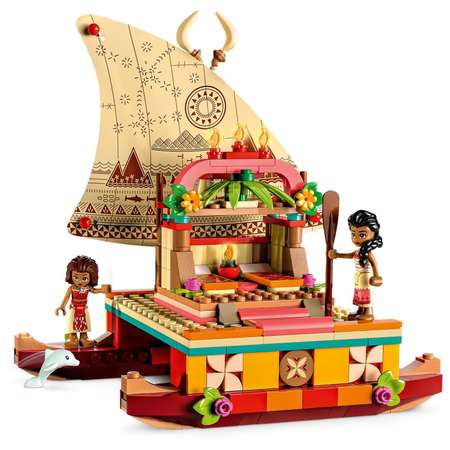 Конструктор LEGO Disney Princess Путеводная лодка Моаны блочный