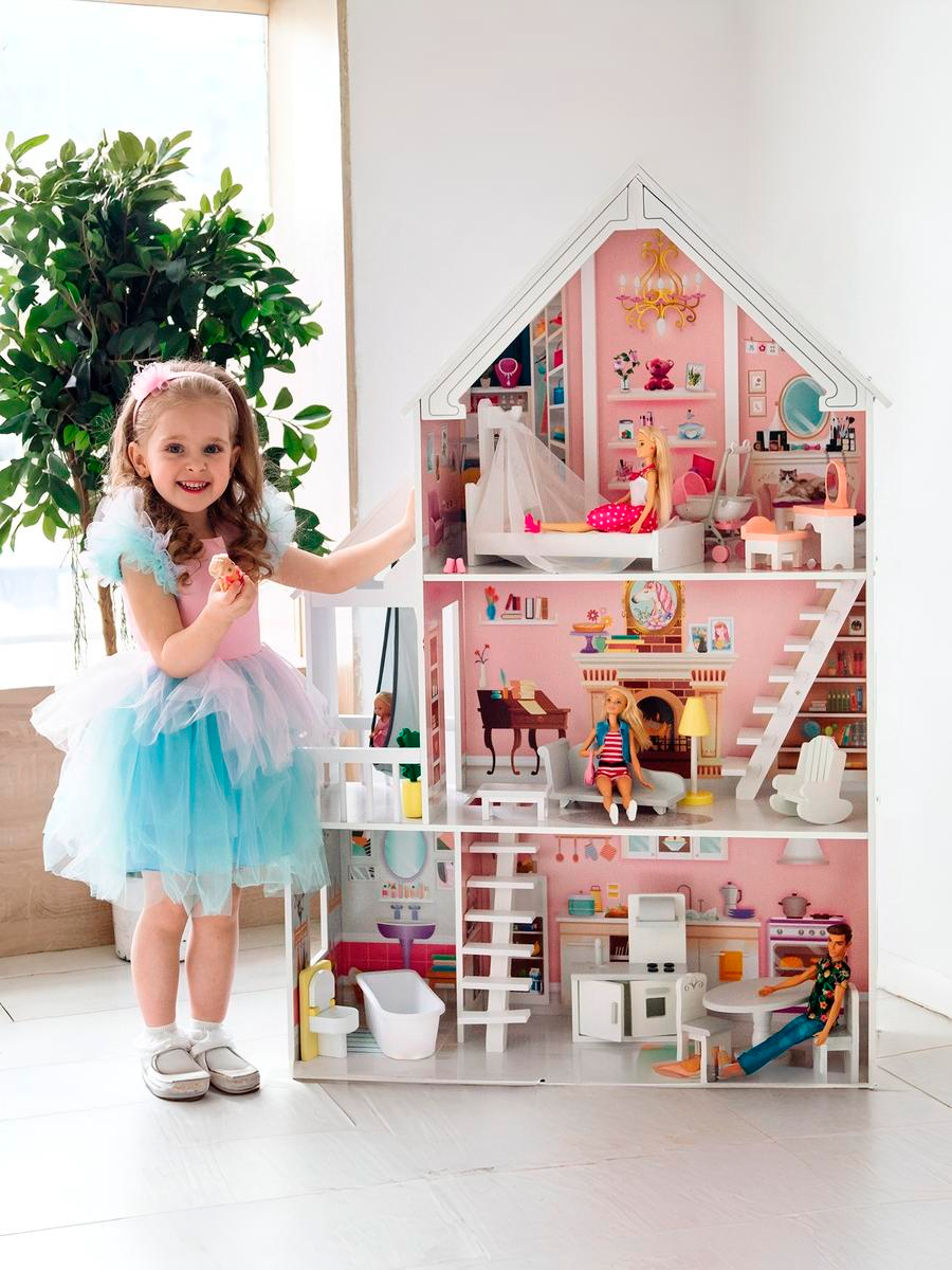 Домик для кукол PAREMO с мебелью PD320-07 - фото 1