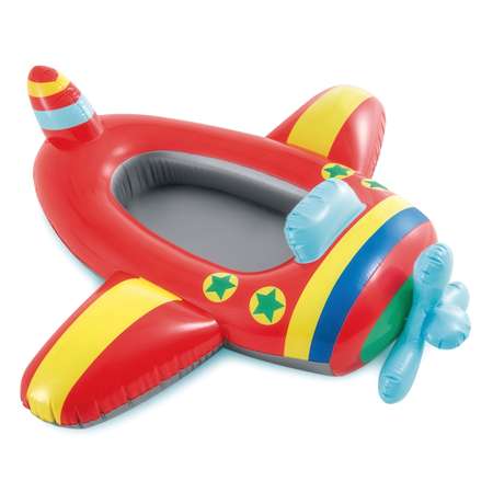 Лодка детская надувная Intex Самолет 119х114см Pool Cruisers от 3-6 лет до 27 кг