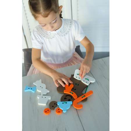 Шнуровка ElBascoToys детская Пряничный человечек