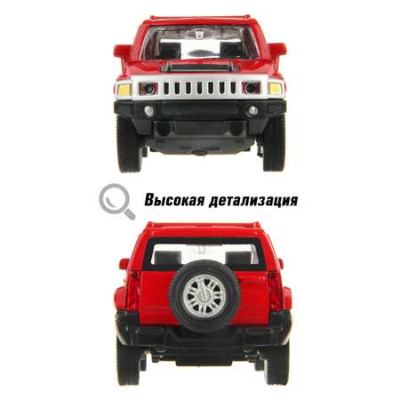 Внедорожник HOFFMANN Hummer H3 1:43 красный