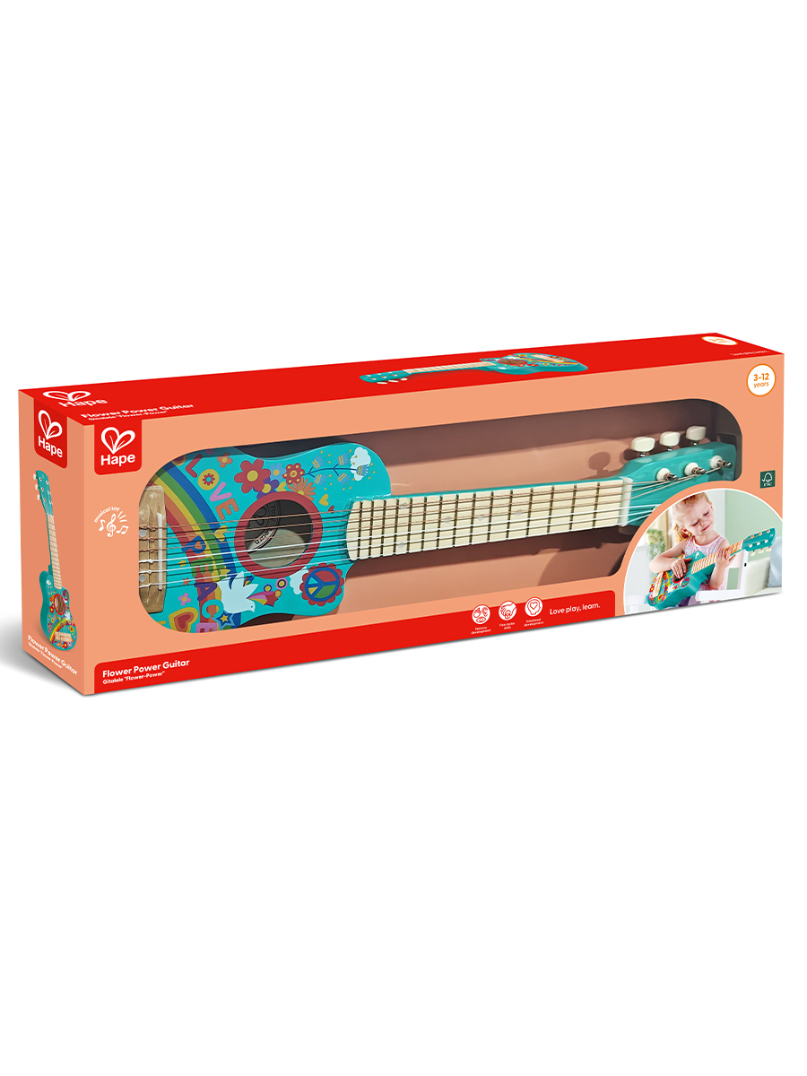 Игрушка музыкальная Hape Цветы гитара - фото 10