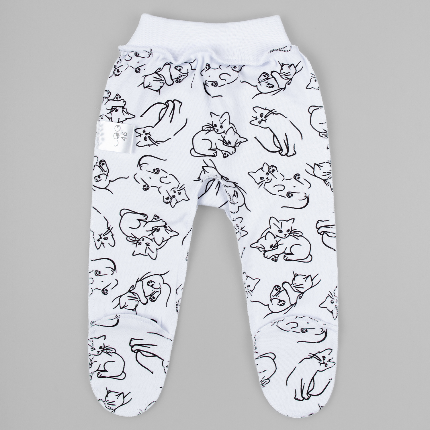 Ползунки 2 шт LEO 1001А-15_белый/пудровый - фото 5