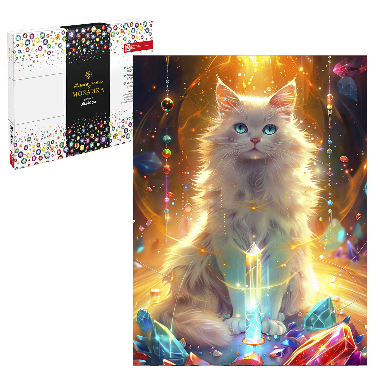 Алмазная мозаика Феникс + - фото 1