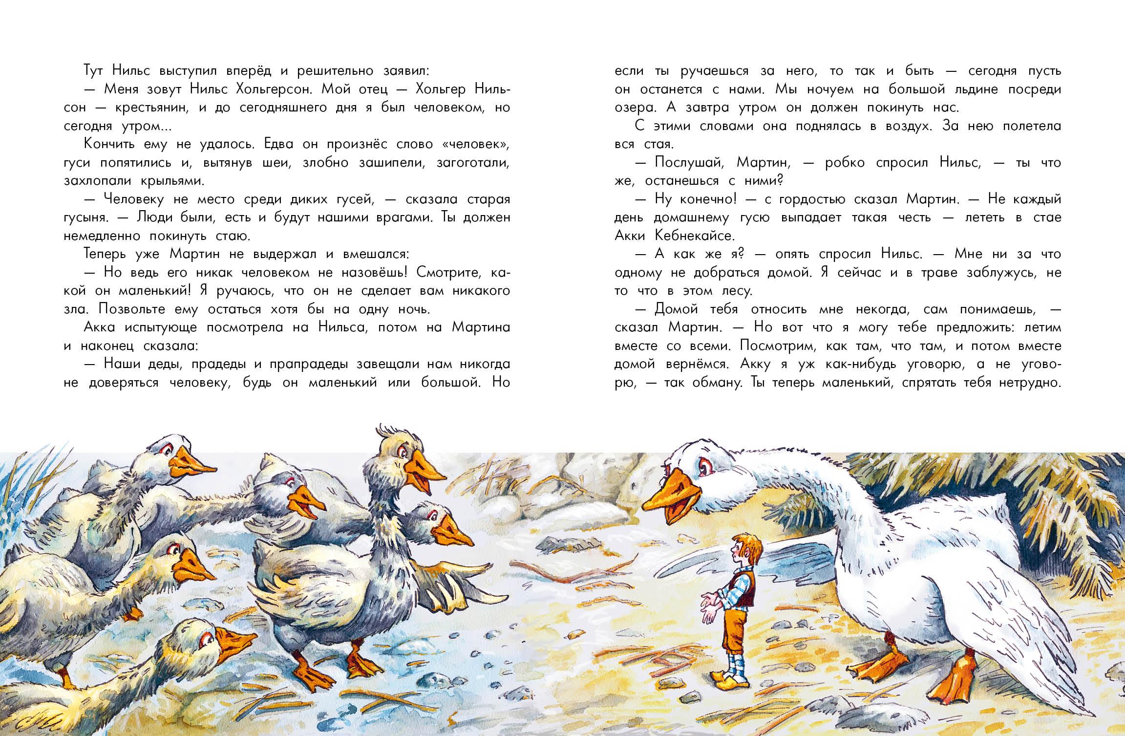 Книга Качели Чудесное путешествие Нильса с дикими гусями - фото 3