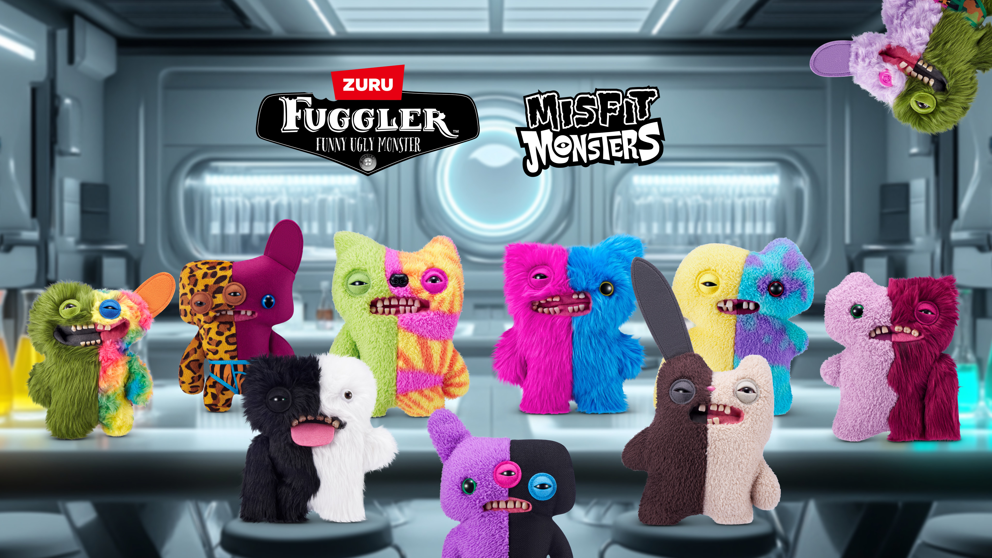 Мягкая игрушка FUGGLER Зубастик Половинки 24 см - фото 9