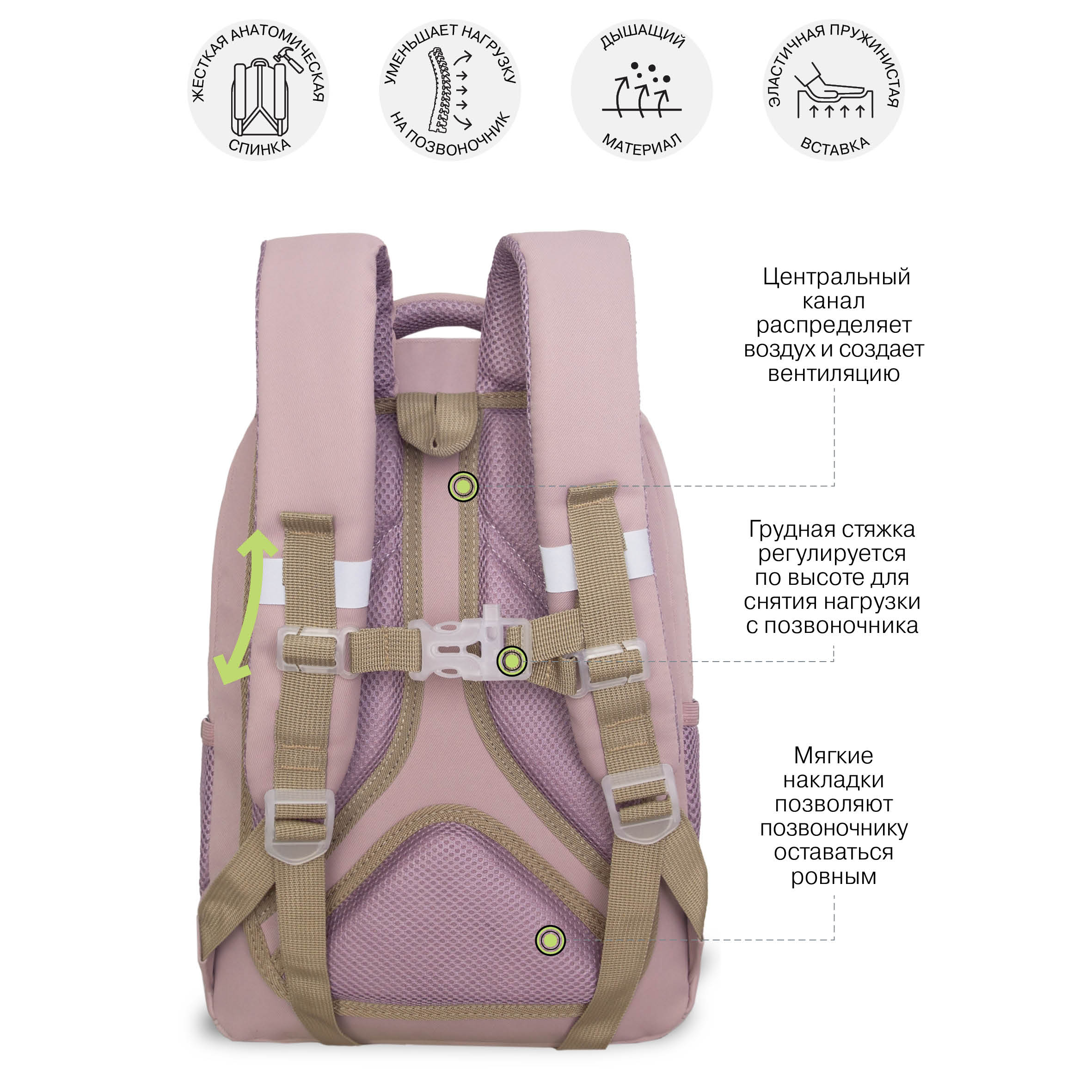 Рюкзак Grizzly Для девочки - фото 9