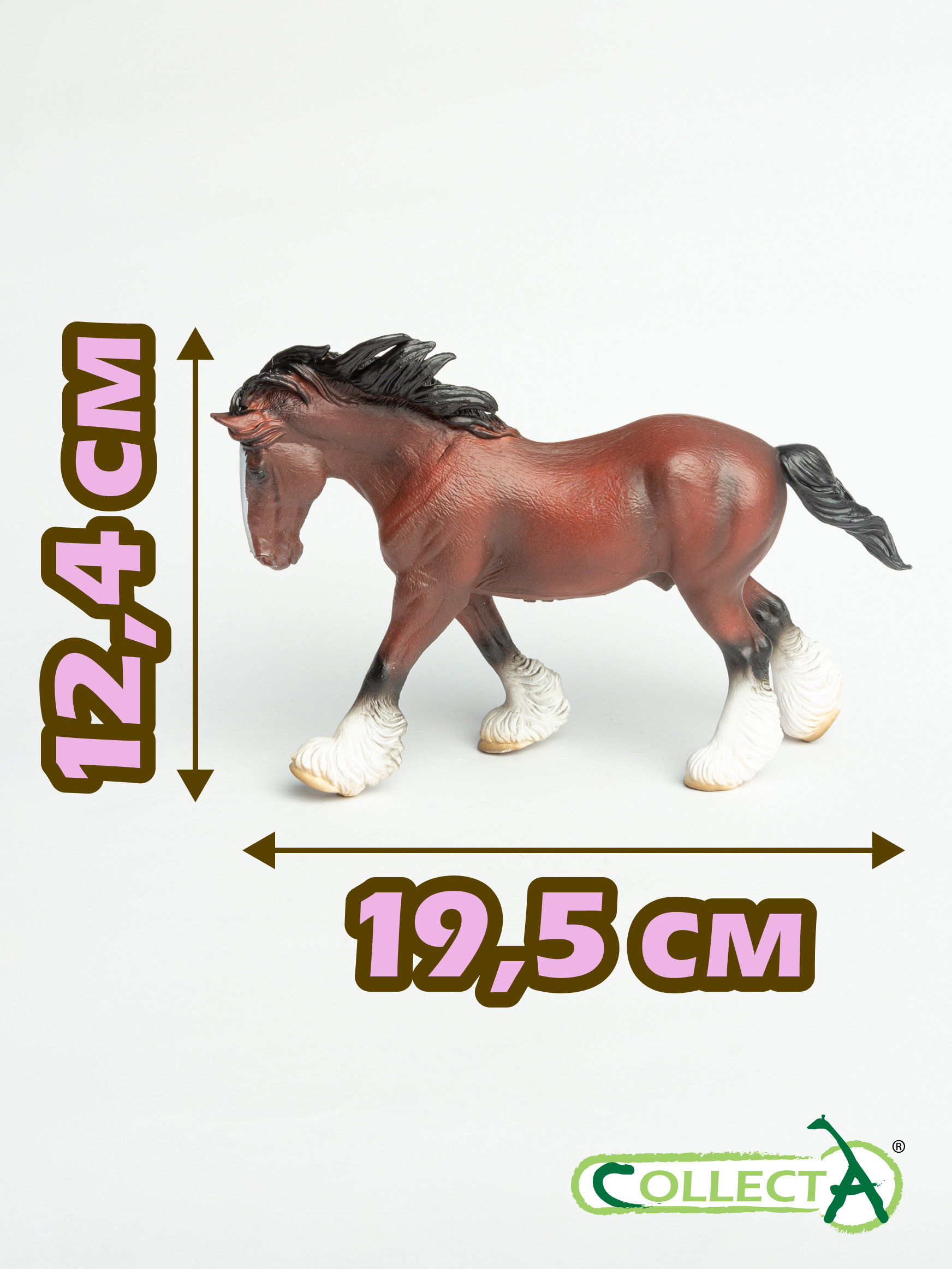 Фигурка Collecta Клейдесдальский тяжеловоз - фото 2