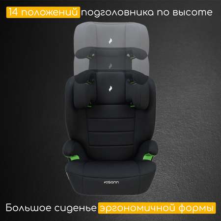 Автокресло Osann Musca Isofix Isofix 2/3 (15-36 кг) черный
