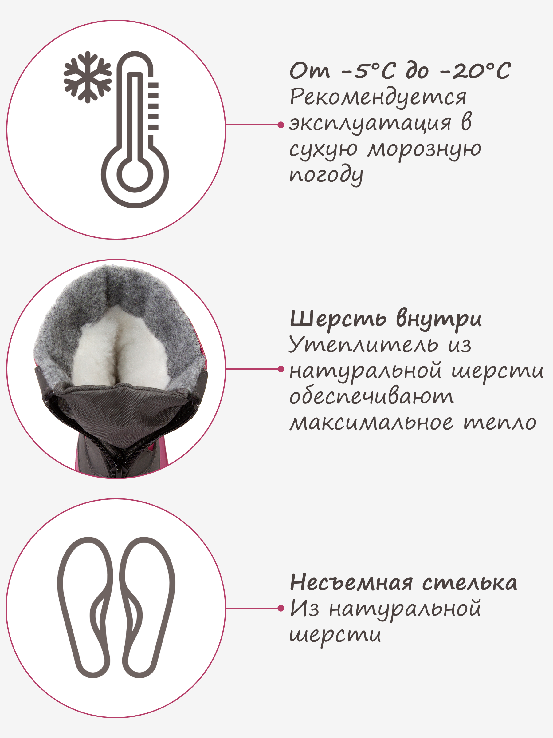 Сноубутсы GUSTI F09708AGUS00221335 - фото 4