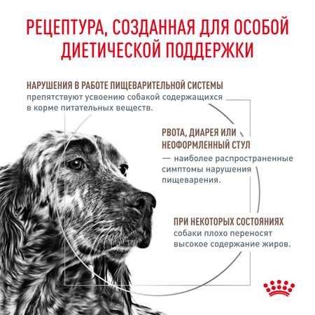 Корм для собак ROYAL CANIN Gastro Intestinal Low Fat LF22 при нарушении пищеварения с ограниченным содержанием жиров 12кг