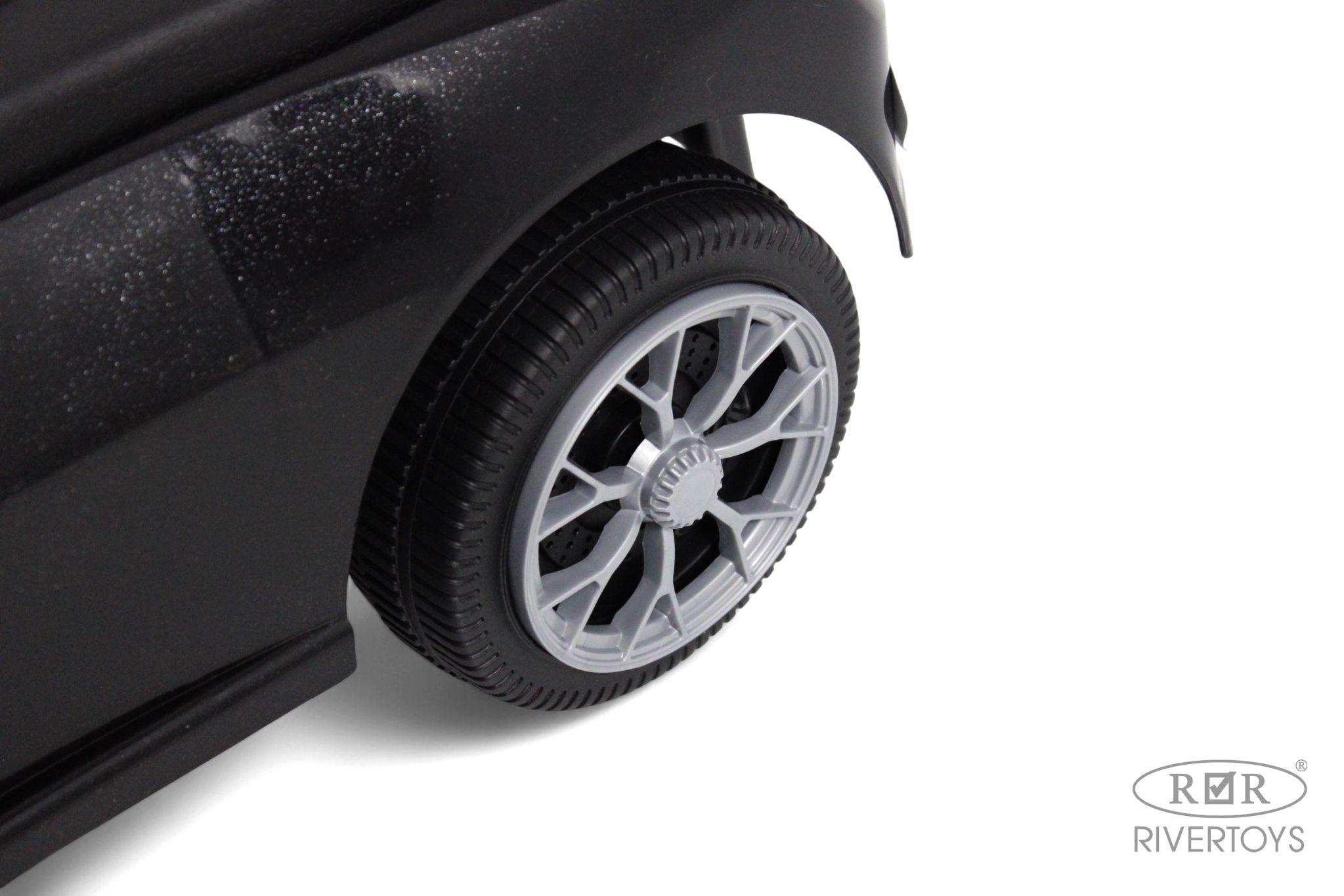 Каталка RIVERTOYS Z004ZZ-M-BLACK черный - фото 5