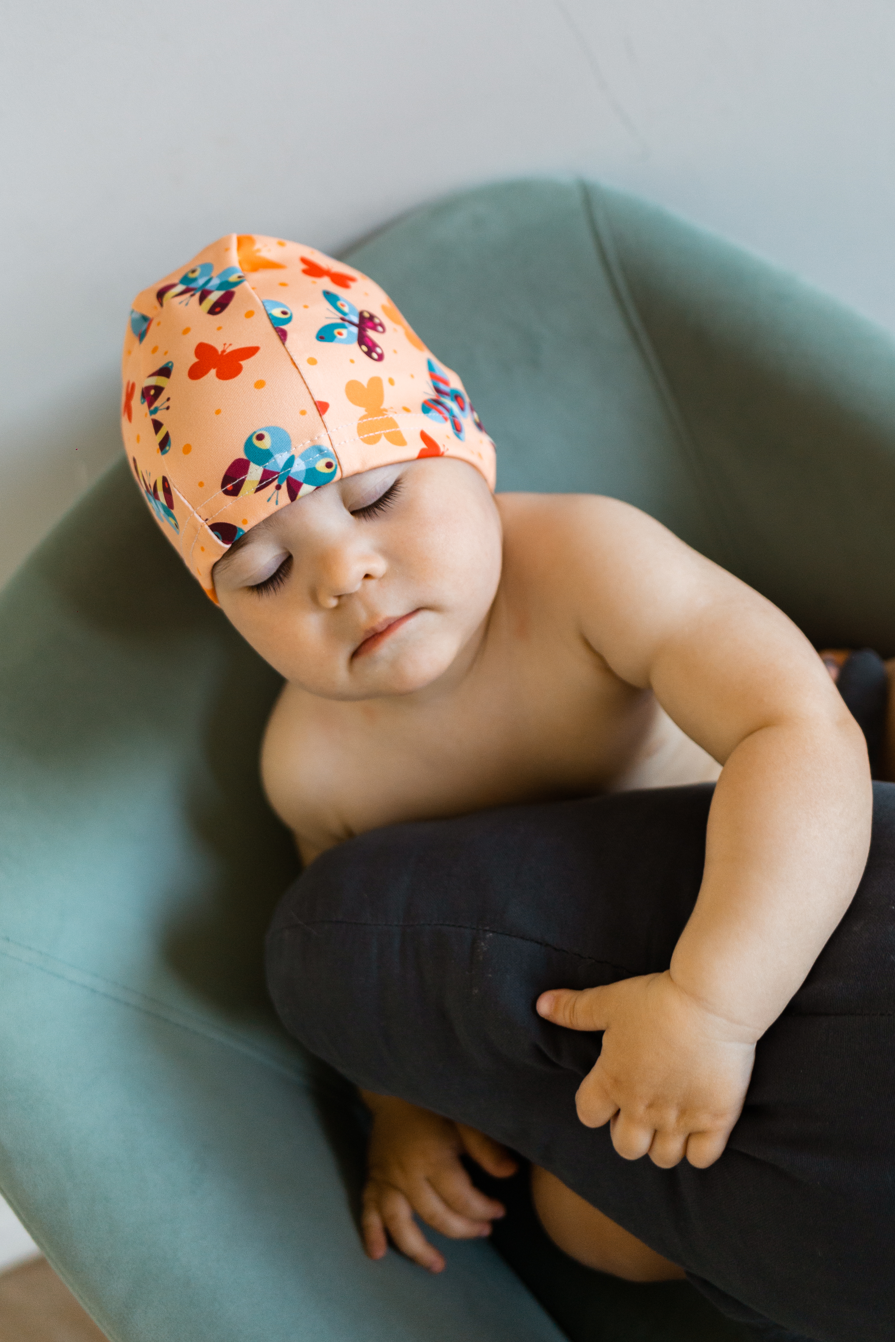 Шапочка для плавания Мамин Я Бабочки размер 3-6 лет - фото 9