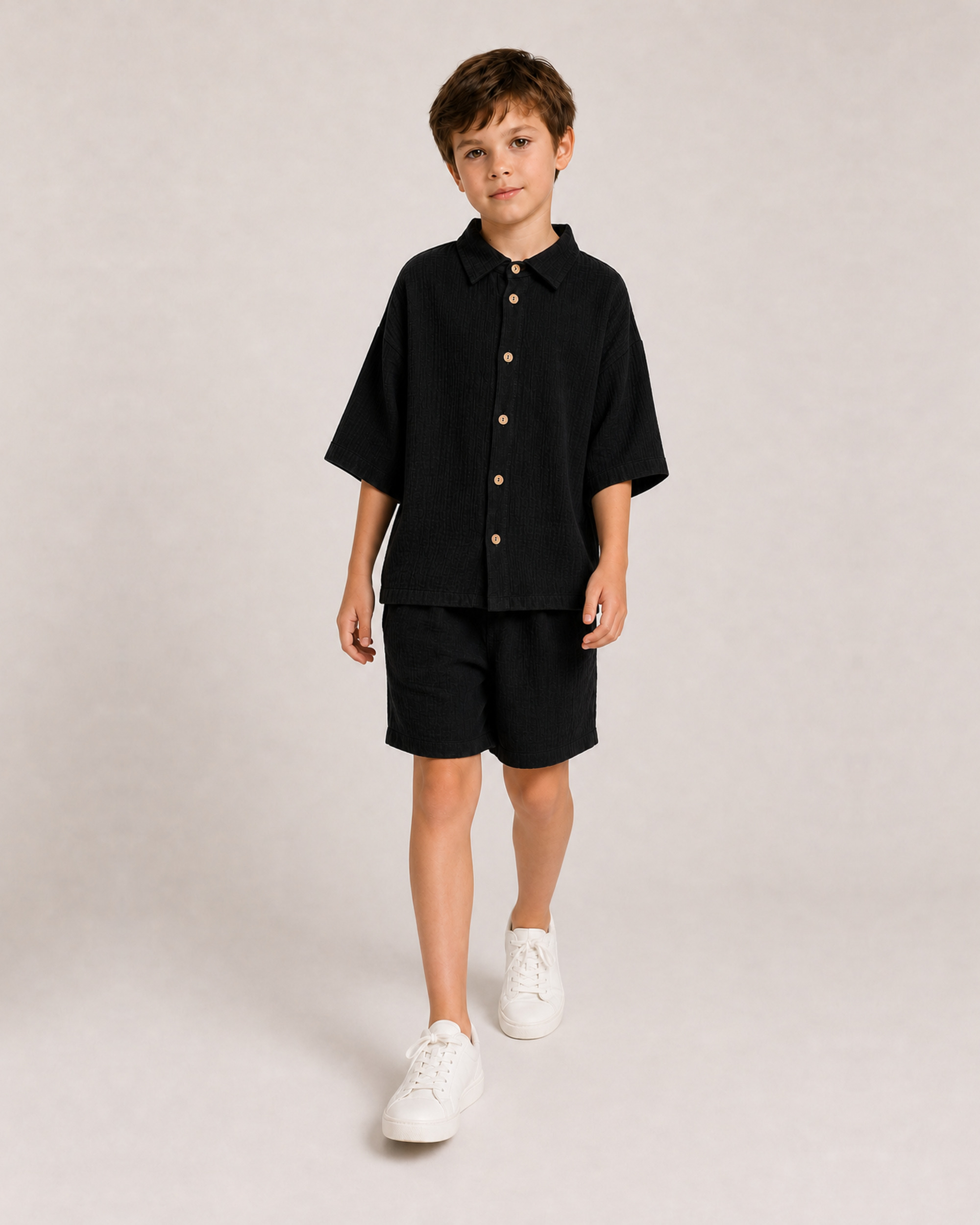 Костюм Leli dress костюм_с_шортами_муслин_черный - фото 3