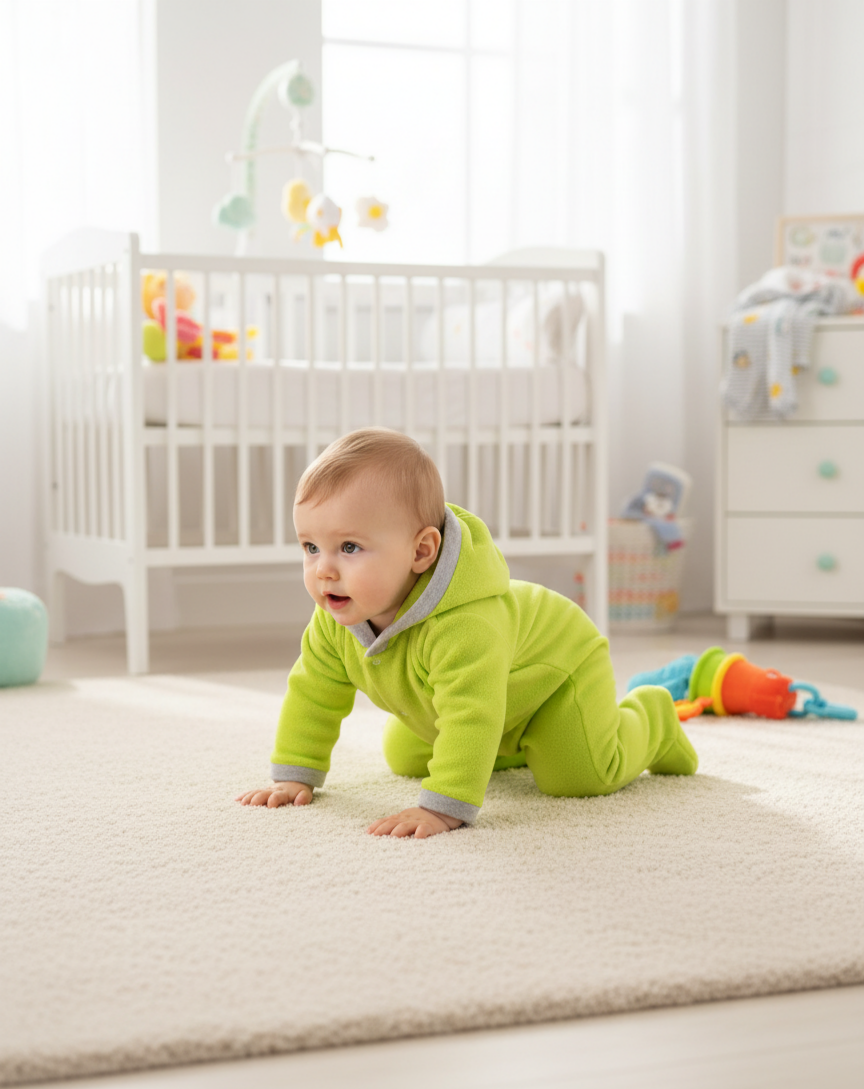 Изображение товара Ясельный флисовый комбинезон Утенок 74 теплый, для малышей