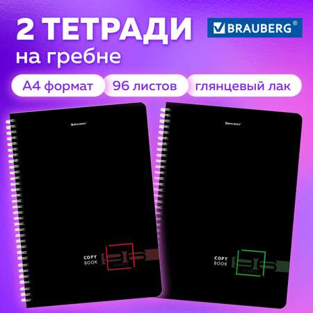 Общая тетрадь Brauberg клетка 96 лист. 2 шт.
