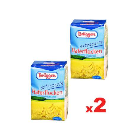 Хлопья овсяные Bruggen упаковка 2 штуки
