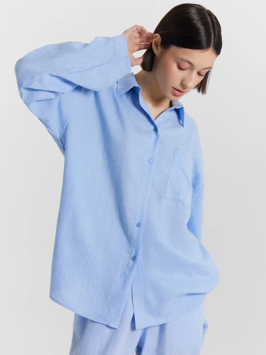 Рубашка Mark Formelle (Марк Формэль) 502985-1/голубой - фото 8