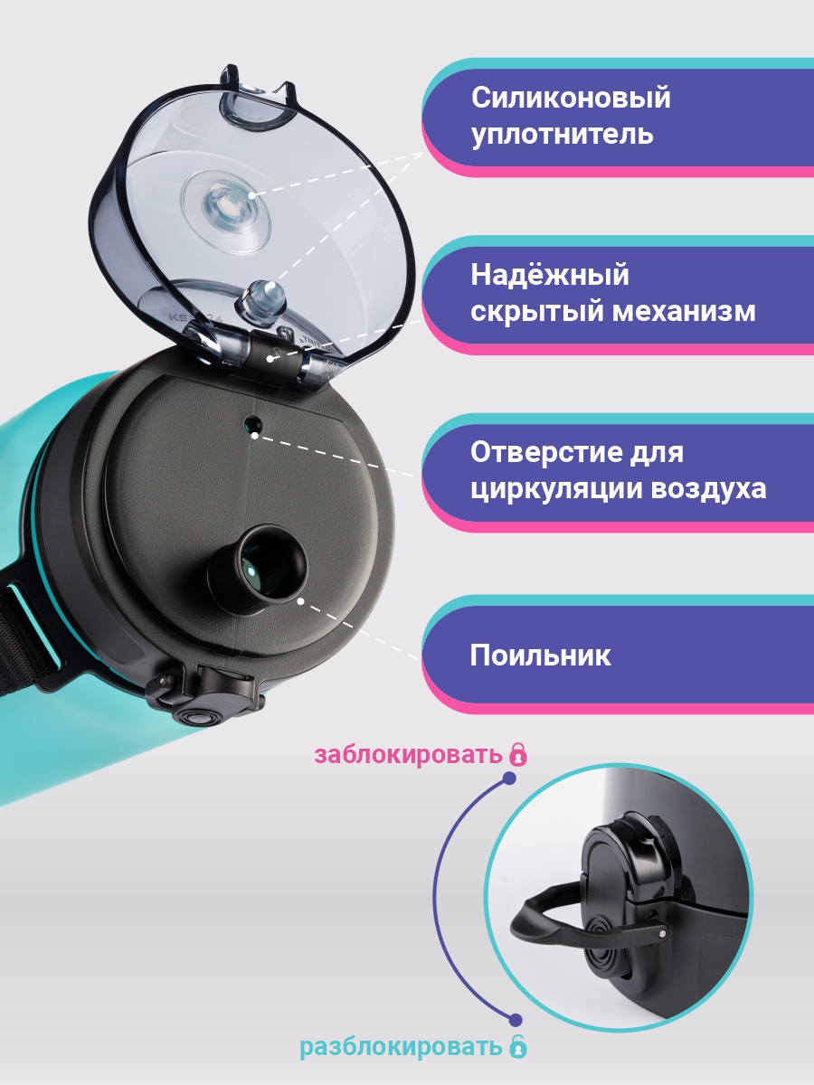 Бутылка UZSPACE 1000 мл - фото 5